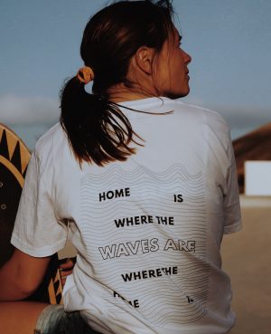 Brennsuppn Surfing - Home Waves Home - Surfergirl Shirt 01